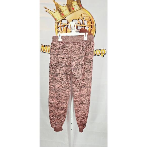 AQ Sport Pink Marled Knit Sweater Track Suit Set - Size Large - Picture 4 of 4